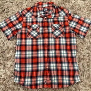 The North Face Men’s Medium Plaid Button Up Shirt